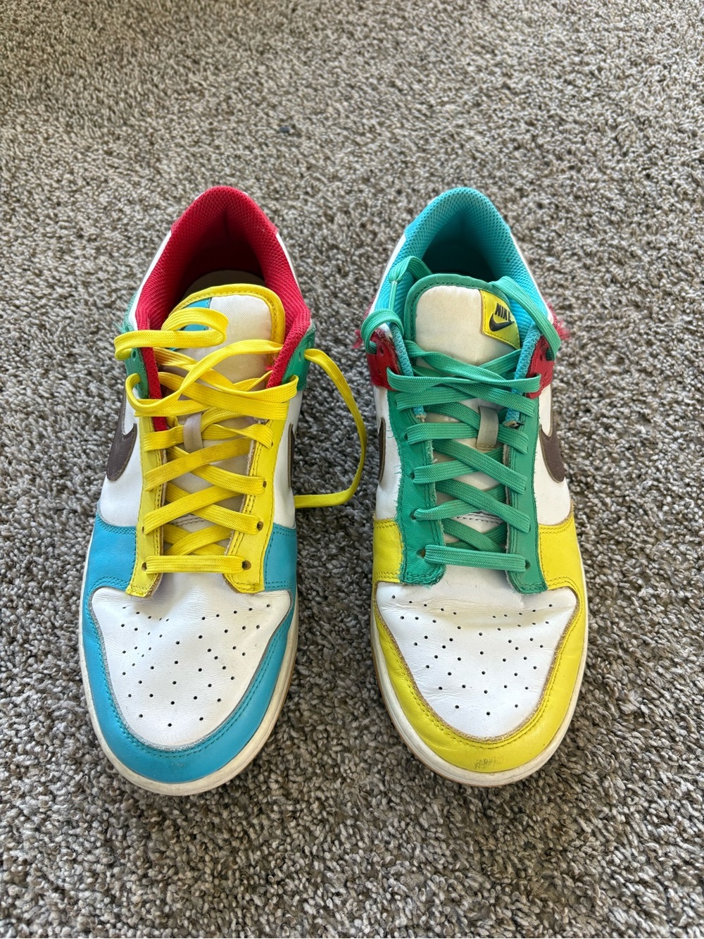 Nike Dunk Low SE Free 99 Multicolor Low-Top Sneakers - Men’s size 10